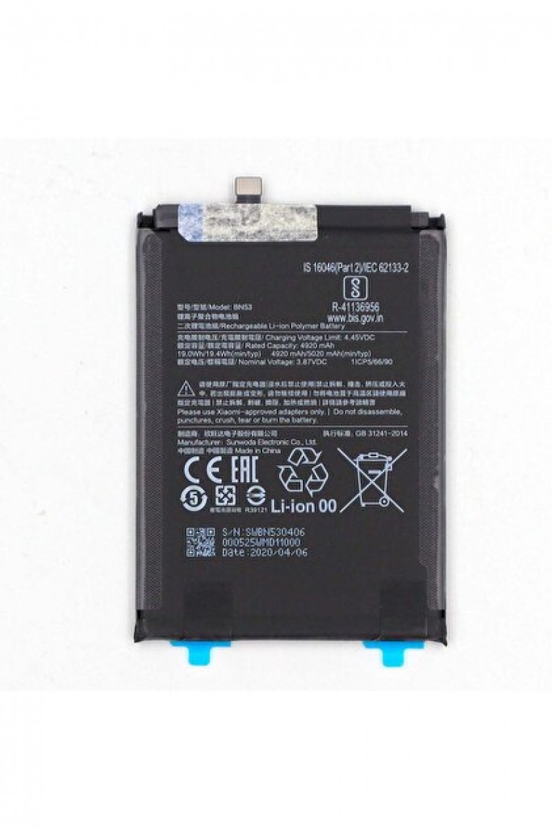 Xiaomi Redmi Note 10 PRO Batarya Pil Orjinal Mah Logosuz Ürün BN53
