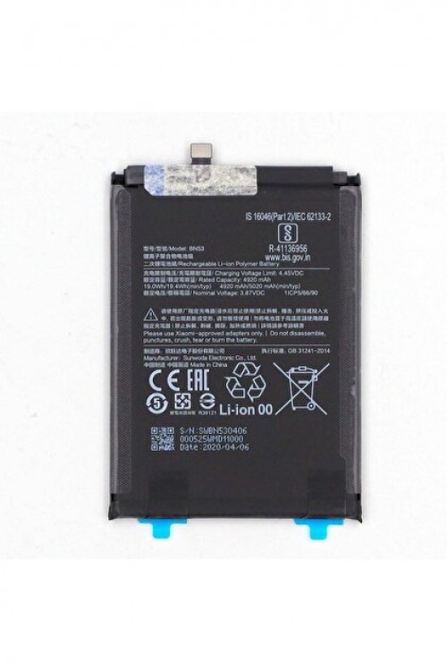 Xiaomi Redmi Note 10 PRO Batarya Pil Orjinal Mah Logosuz Ürün BN53
