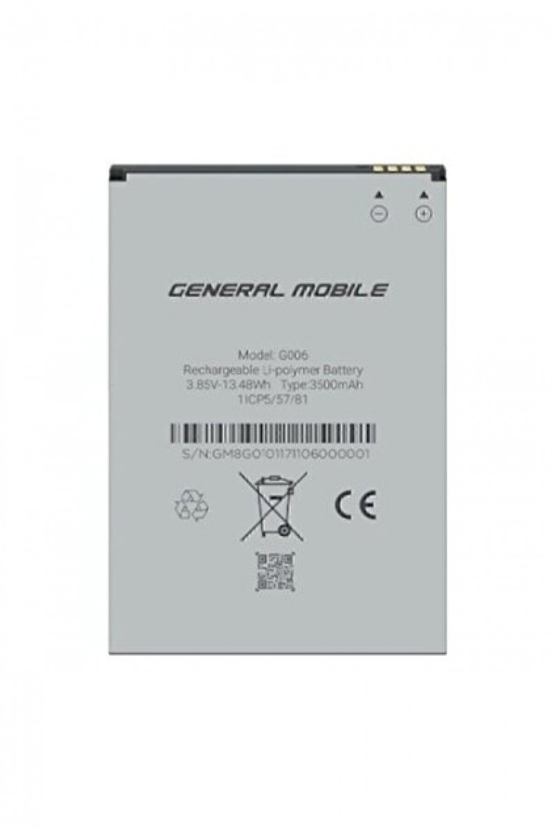General Mobile GM8 GO Batarya Pil Orjinal Mah Logosuz Ürün