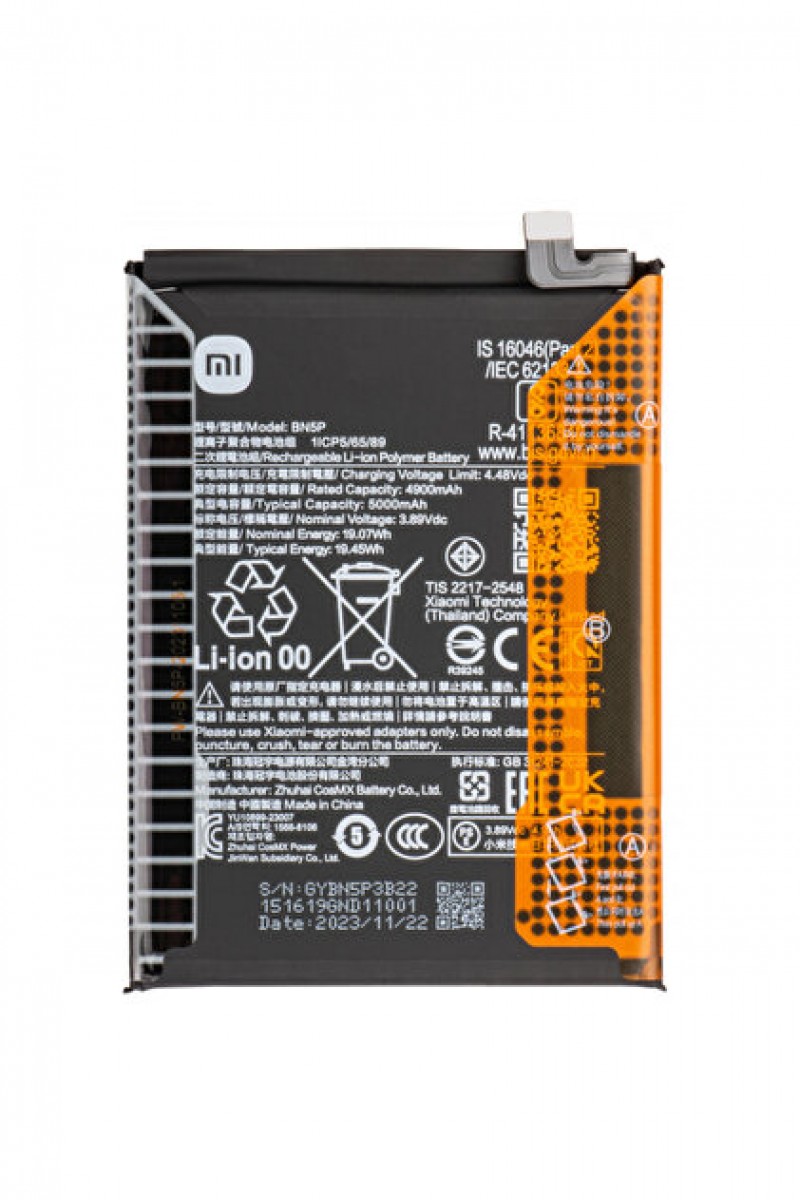 Xiaomi Redmi Note 13 Batarya Pil Orjinal Mah Logosuz Ürün BN5P