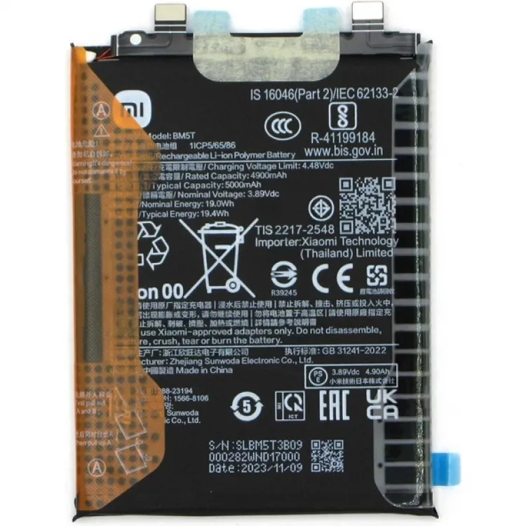 Xiaomi Mİ 13T Batarya Pil Orjinal Mah Logosuz Ürün BM5T