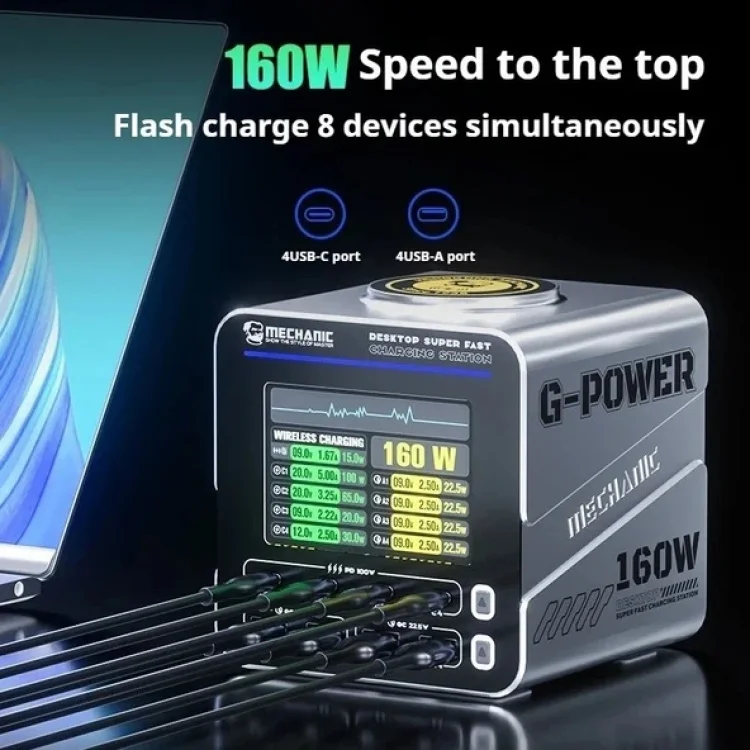 Mechanic G-Power 8 Port 160W Usb Tester