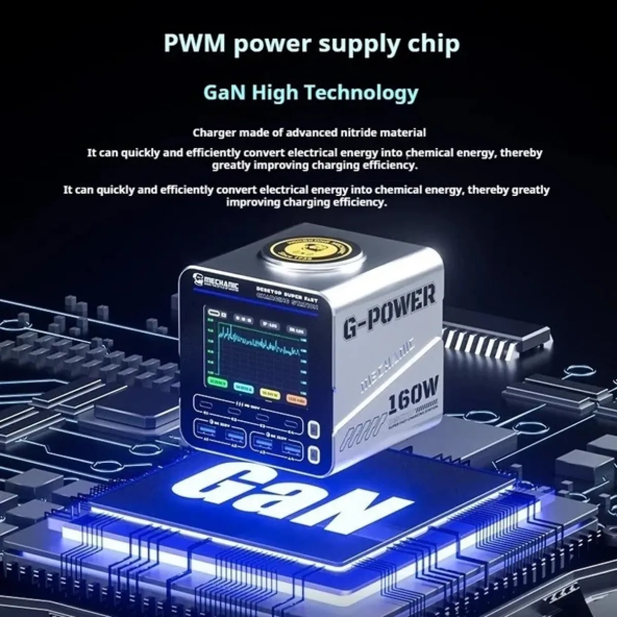 Mechanic G-Power 8 Port 160W Usb Tester Mechanic G-Power 8 Port 160W Usb Tester