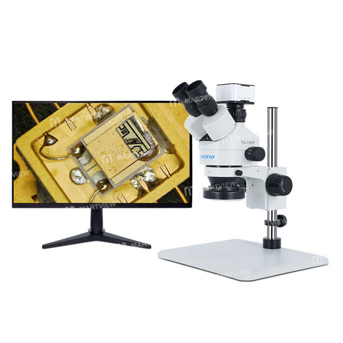 100EF 3D 5609F Kamera + 14 inch Monitör Mikroskop 100EF 3D 5609F Kamera + 14 inch Monitör Mikroskop