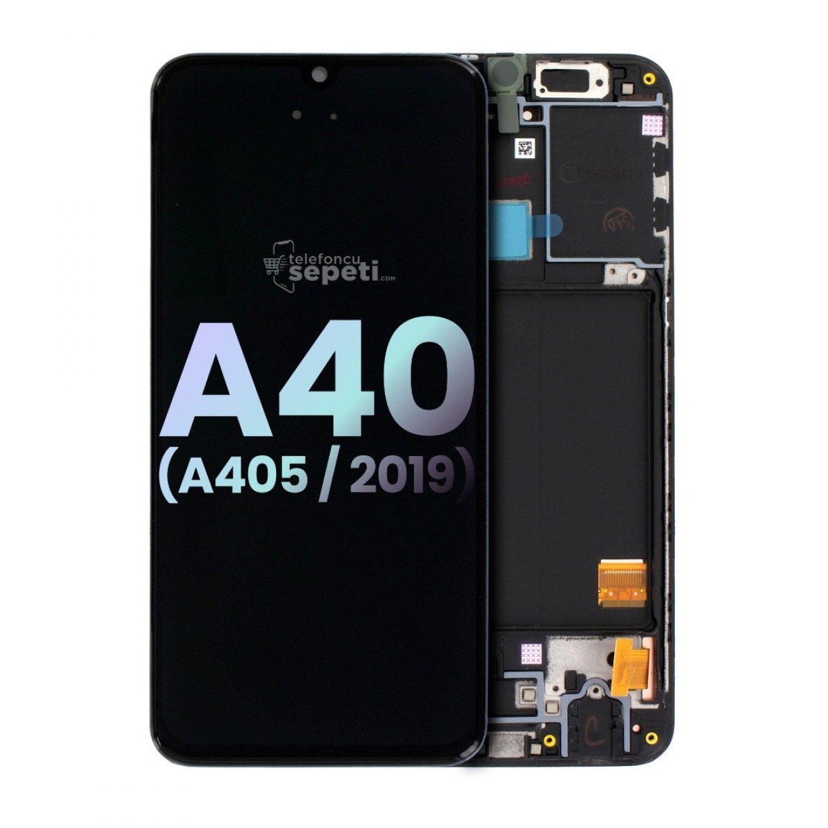 Samsung Galaxy A40 A405 Ekran Dokunmatik Siyah Çıtalı %100 Orijinal Samsung Galaxy A40 A405 Ekran Dokunmatik Siyah Çıtalı %100 Orijinal