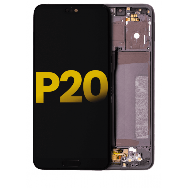 Huawei P20 Ekran Dokunmatik Siyah Çıtalı