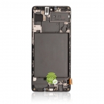 Samsung Galaxy A71 A715 Ekran Dokunmatik Siyah Çıtalı %100 Orijinal