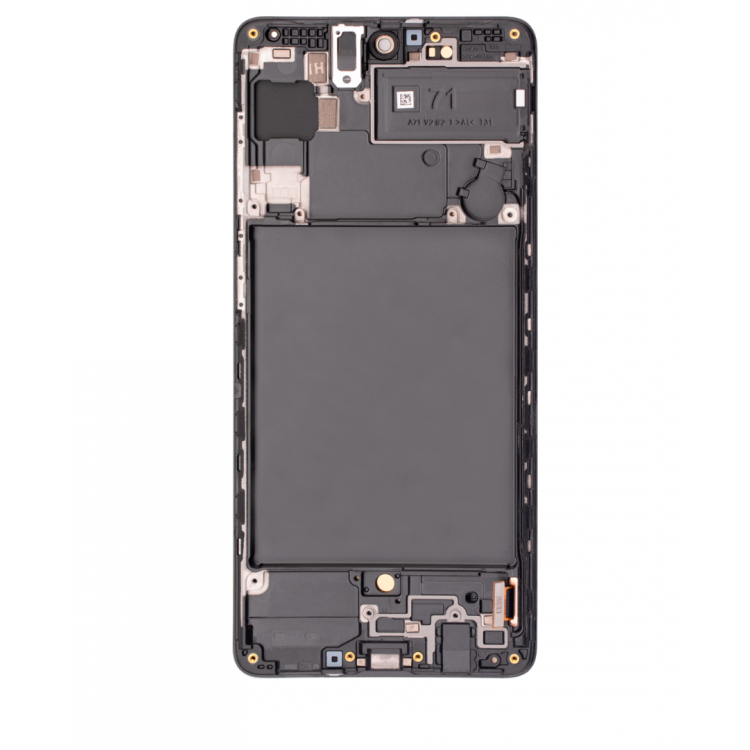 Samsung Galaxy A71 A715 Ekran Dokunmatik Siyah Çıtalı Oled
