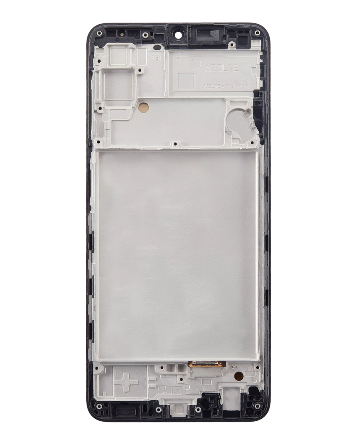 Samsung Galaxy A22 A225 Ekran Dokunmatik Siyah Çıtalı %100 Oled