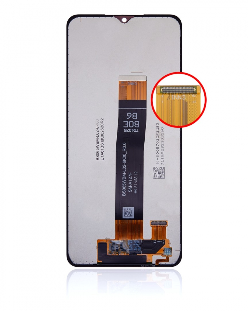 Samsung Galaxy A12s A127 Ekran Dokunmatik Siyah Çıtasız Orijinal