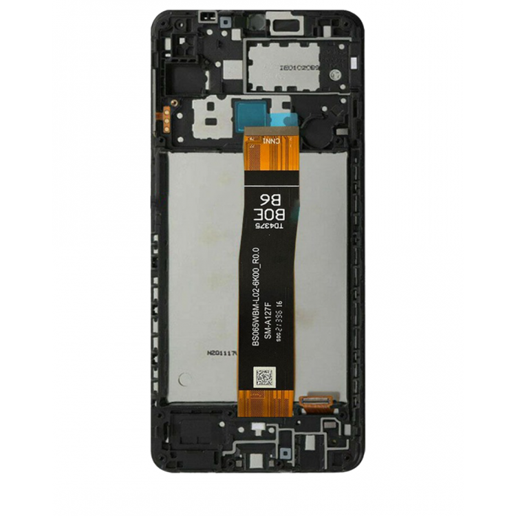 Samsung Galaxy A12s A127 Ekran Dokunmatik Siyah Çıtalı A Plus Kalite