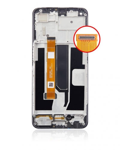 Oppo A55 Ekran Dokunmatik Siyah Çıtalı A Plus Kalite