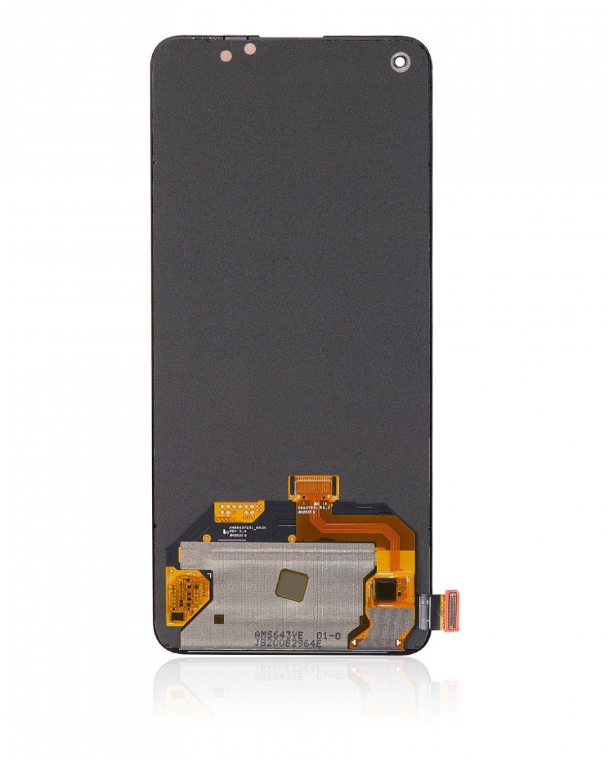 Oppo Reno 6 Ekran Dokunmatik Siyah Çıtasız Orjinal