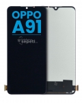 Oppo A91 Ekran Dokunmatik Siyah Çıtasız A Plus Kalite