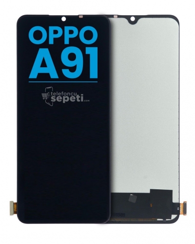 Oppo A91 Ekran Dokunmatik Siyah Çıtasız A Plus Kalite