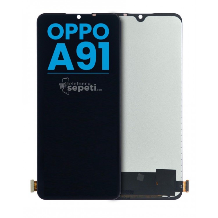 Oppo A91 Ekran Dokunmatik Siyah Çıtasız A Plus Kalite