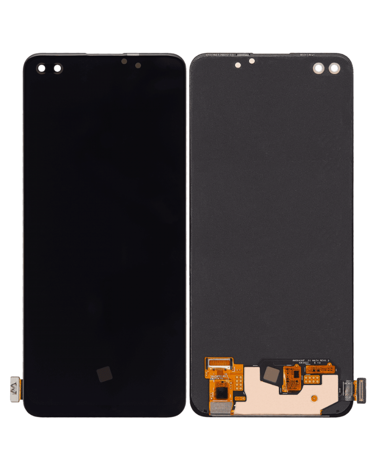 Oppo Reno 4 Ekran Dokunmatik Siyah Çıtasız Oled Oppo Reno 4 Ekran Dokunmatik Siyah Çıtasız Oled