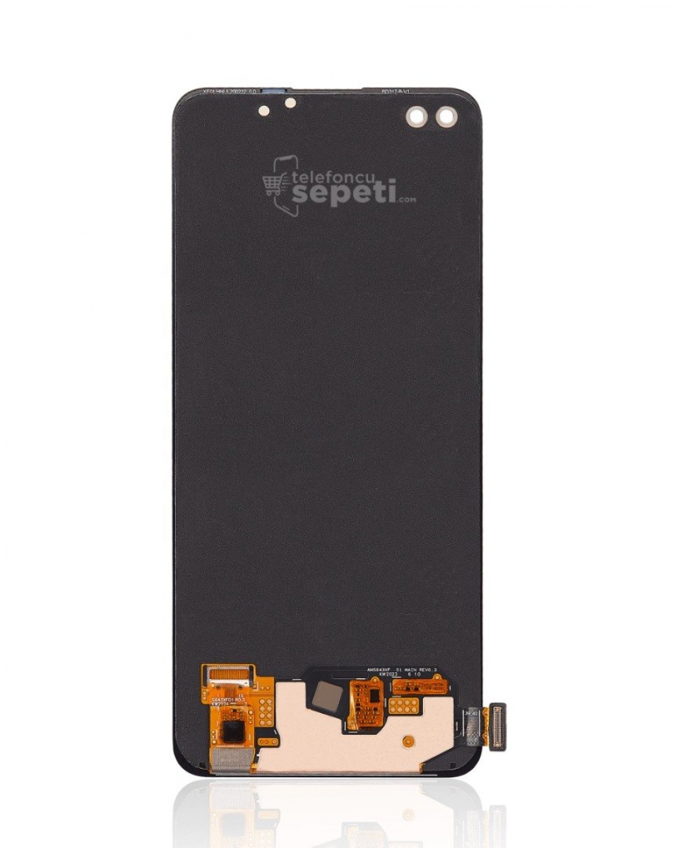 Oppo Reno 4 Ekran Dokunmatik Siyah Çıtasız Orjinal