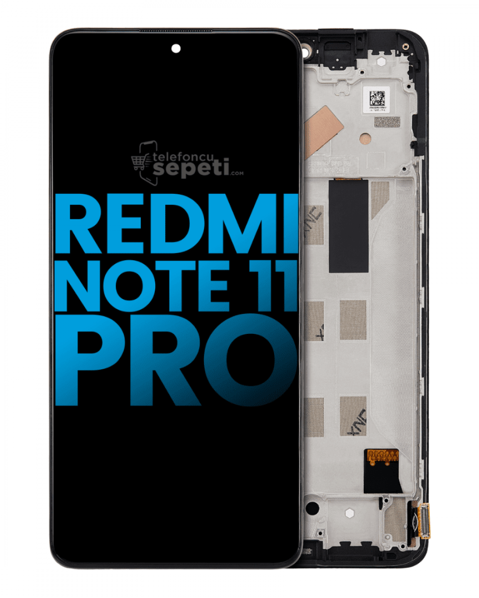 Xiaomi Redmi Note 11 Pro Ekran Dokunmatik Siyah Çıtalı %100 Orijinal