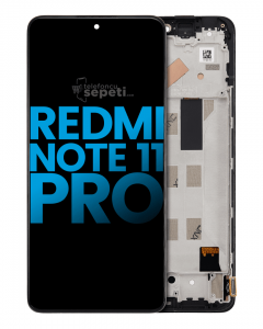 Xiaomi Redmi Note 11 Pro Ekran Dokunmatik Siyah Çıtalı %100 Orijinal