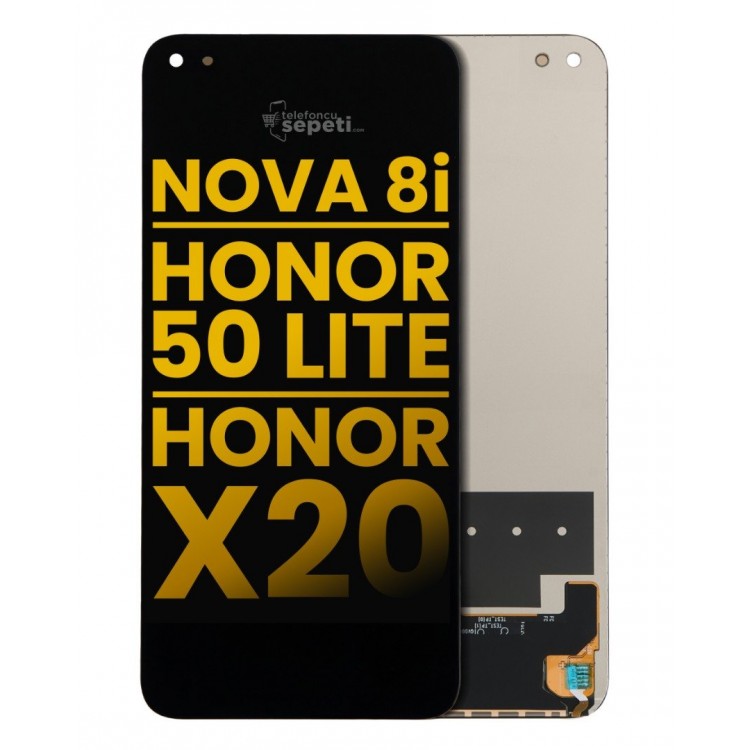 Huawei Nova 8i Ekran Dokunmatik Siyah Çıtasız Orijinal