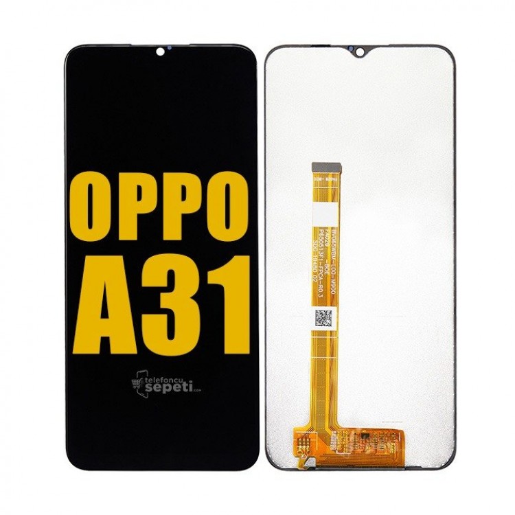 Oppo A31 Ekran Dokunmatik Siyah Çıtasız A Plus Kalite