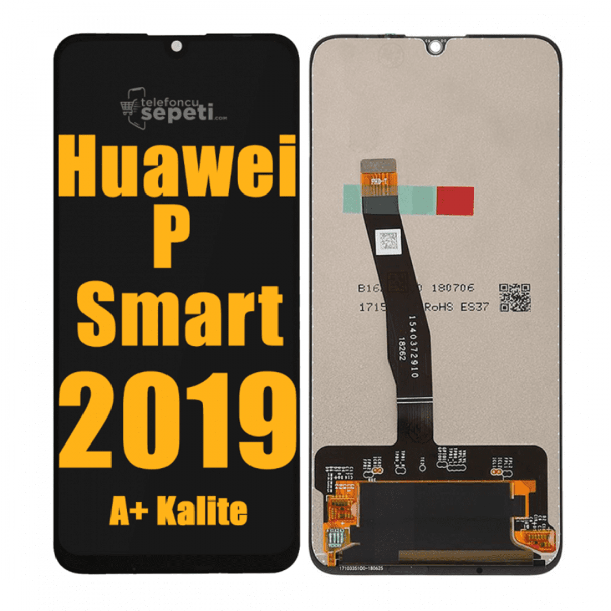 Huawei P Smart 2019 Ekran Dokunmatik Siyah Çıtasız A Plus Kalite