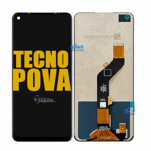 Tecno Pova Ekran Dokunmatik Siyah Çıtasız A Plus Kalite