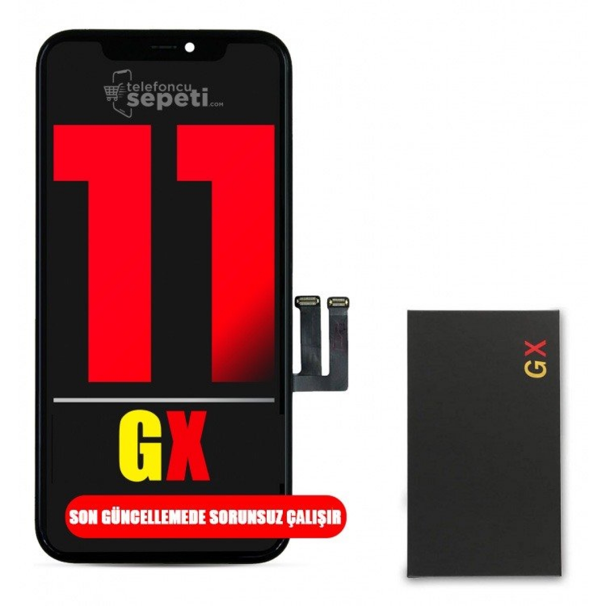 iPhone 11 Ekran Dokunmatik Siyah Oled Gx Marka