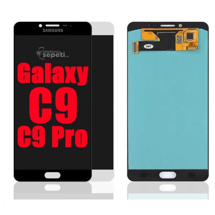 Samsung Galaxy C9 Pro Ekran Dokunmatik Siyah Revize