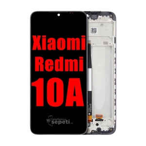 Xiaomi Redmi 10a Ekran Dokunmatik Siyah Çıtalı Orijinal