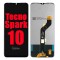 Tecno Spark 10 Ekran Dokunmatik Siyah Çıtasız %100 Orijinal