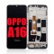 Oppo A16 Ekran Dokunmatik Siyah Çıtalı %100 Orijinal 