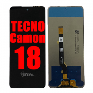Tecno Camon 18 Ekran Dokunmatik Siyah Çıtasız %100 Orijinal