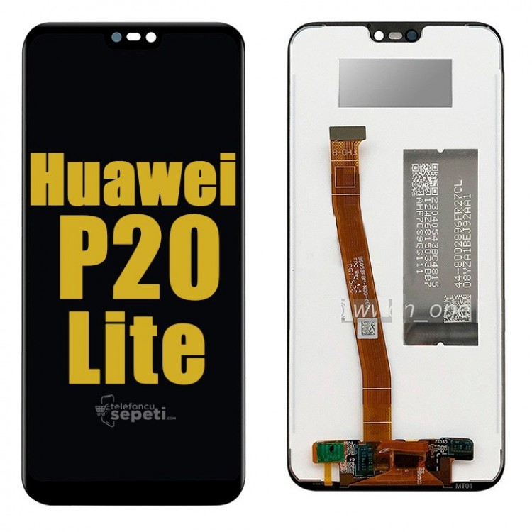 Huawei P20 lite Ekran Dokunmatik Siyah Çıtasız A Plus Kalite