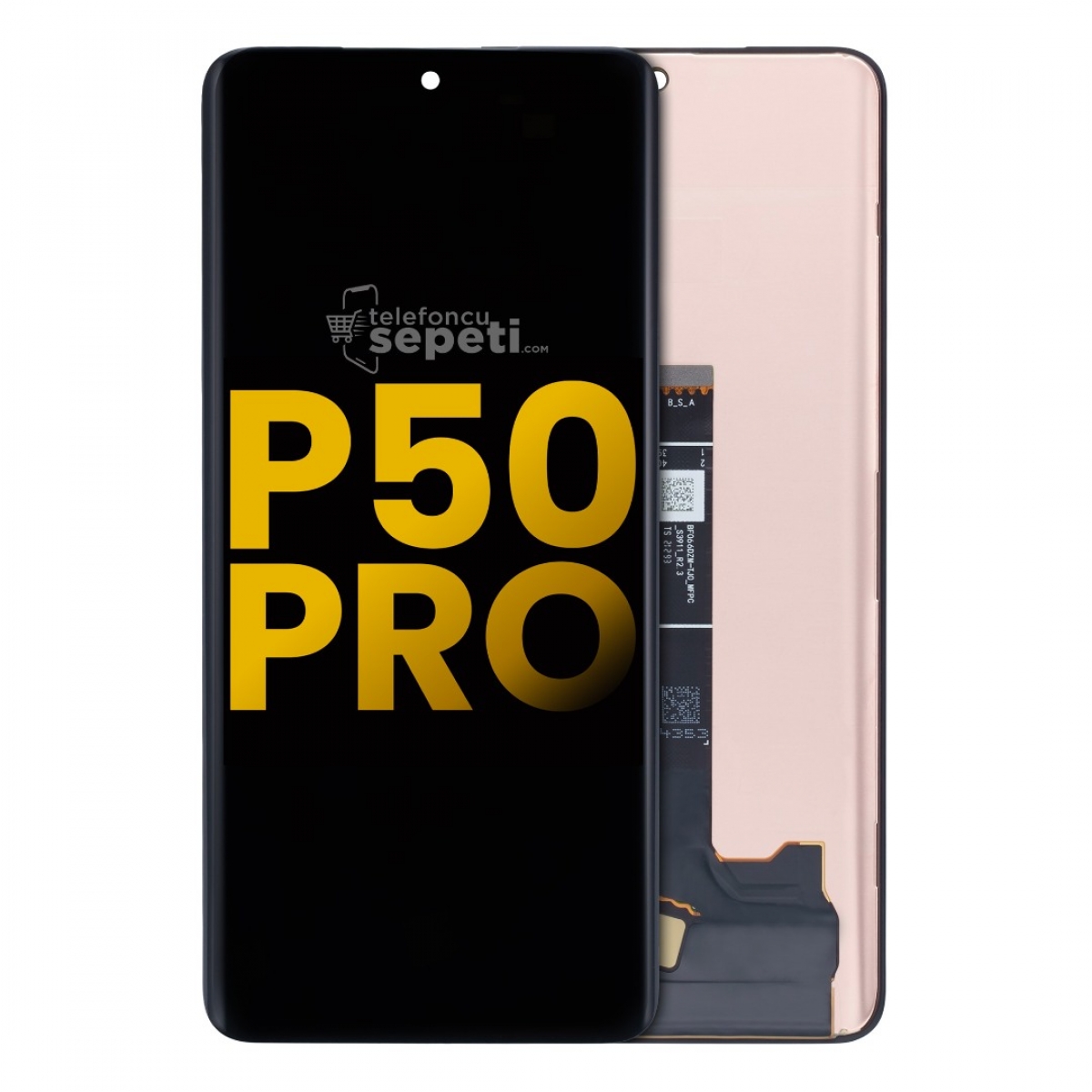Huawei P50 Pro Ekran Dokunmatik Siyah Çıtasız %100 Orijinal Huawei P50 Pro Ekran Dokunmatik Siyah Çıtasız %100 Orijinal
