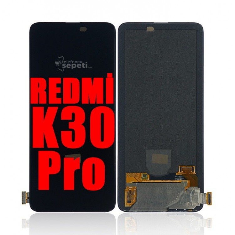 Xiaomi Redmi K30 Pro Ekran Dokunmatik Siyah Çıtasız Orİjinal