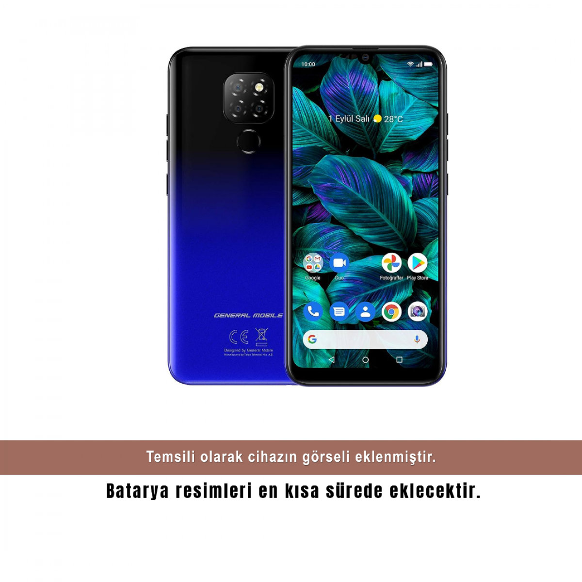 General Mobile GM 20 Batarya Pil %100 Orijinal