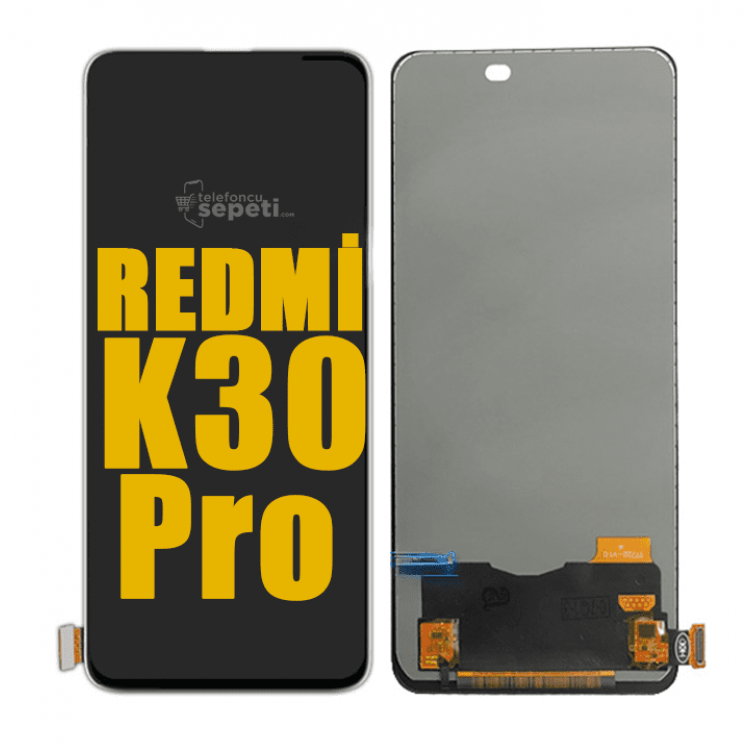 Xiaomi Redmi K30 Pro Ekran Dokunmatik Siyah Çıtasız A Plus Kalite