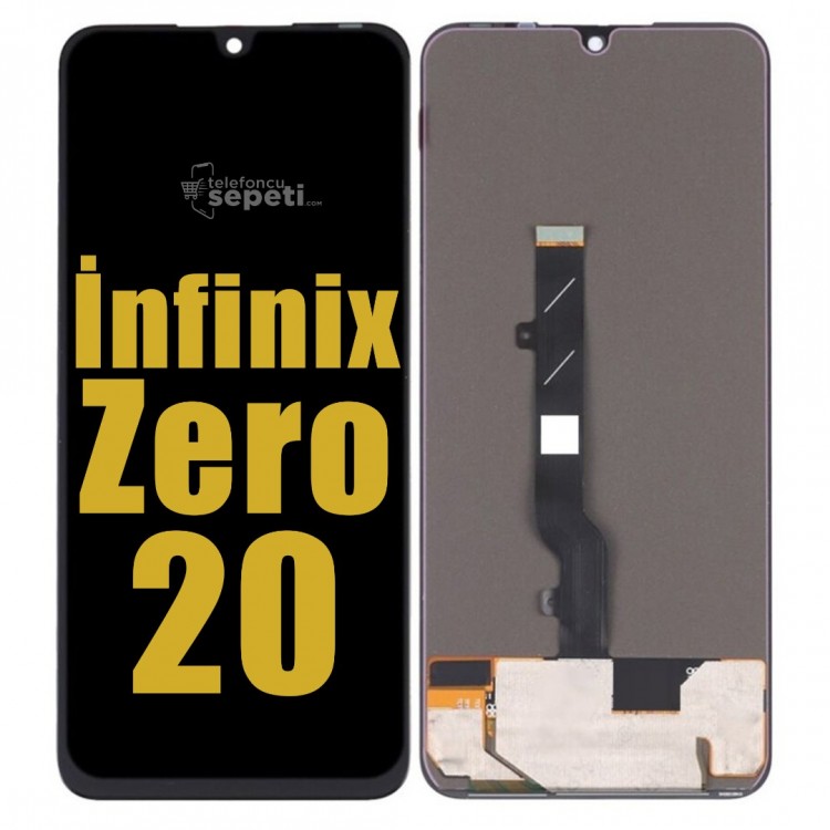 İnfinix Zero 20 Ekran Dokunmatik Siyah Çıtasız Orijinal
