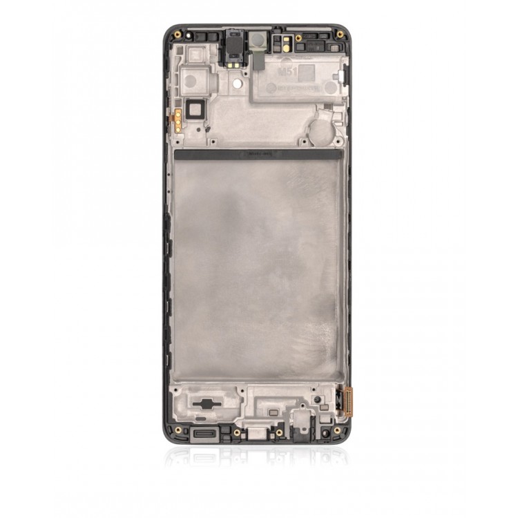 Samsung Galaxy M51 M515 Ekran Dokunmatik Siyah Çıtalı Oriinal