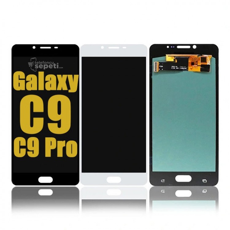 Samsung Galaxy C9 Pro C9000 Ekran Dokunmatik Siyah %100 Oled