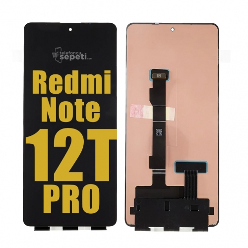 Xiaomi Redmi Note 12T Pro Ekran Dokunmatik Siyah %100 Orijinal