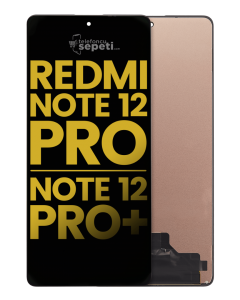 Xiaomi Redmi Note 12 Pro 4G Ekran Dokunmatik Siyah Oled Çıtasız