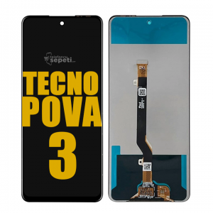 Tecno Pova 3 Ekran Dokunmatik Siyah Çıtasız A Plus Kalite