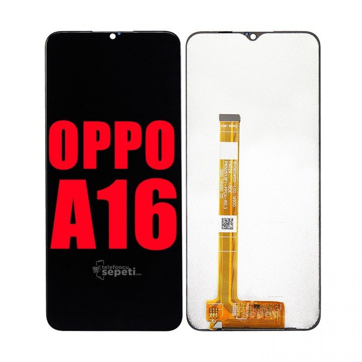 Oppo A16 Ekran Dokunmatik Siyah Çıtasız Orijinal