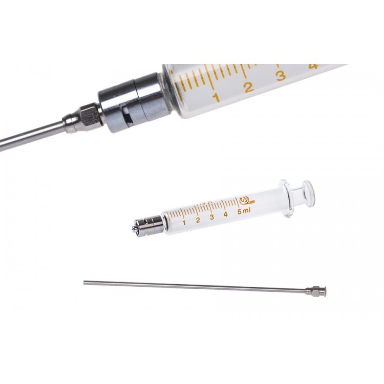 5Ml Metal Uçlu Cam Şırınga