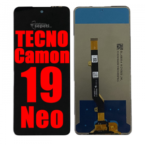 Tecno Camon 19 Neo Ekran Dokunmatik Siyah Çıtasız %100 Orijinal