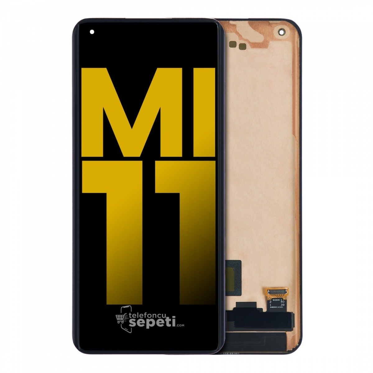 Xiaomi Mi 11 Ekran Dokunmatik Siyah Çıtasız %100 Orijinal