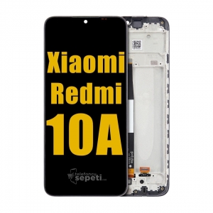 Xiaomi Redmi 10a Ekran Dokunmatik Siyah Çıtalı A Plus Kalite